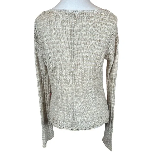 Free People Natal Melange Cropped Knit Sweater - Picture 6 of 9